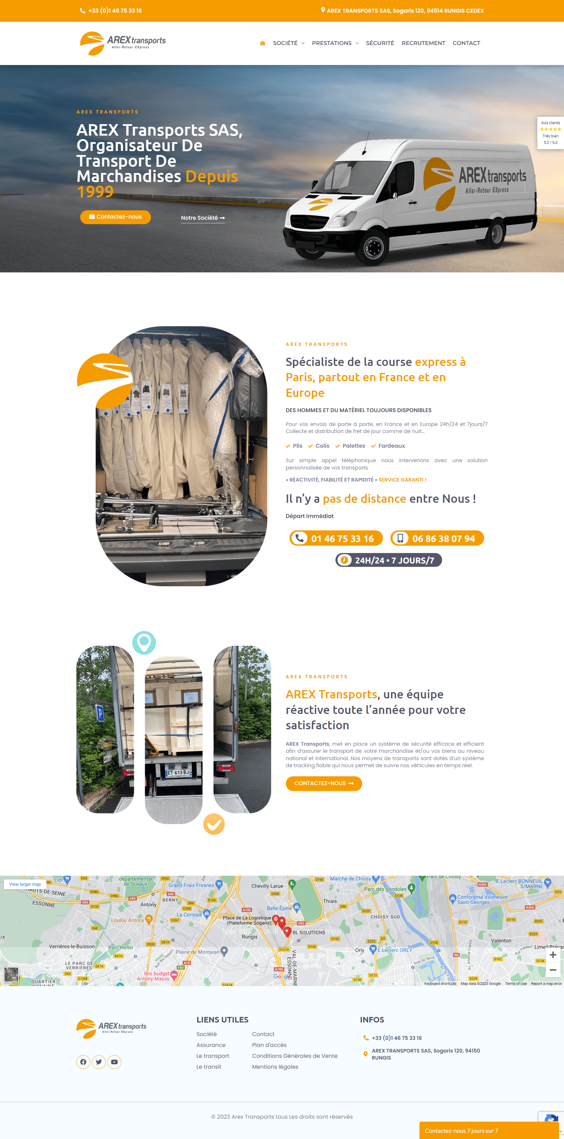 AREX transports